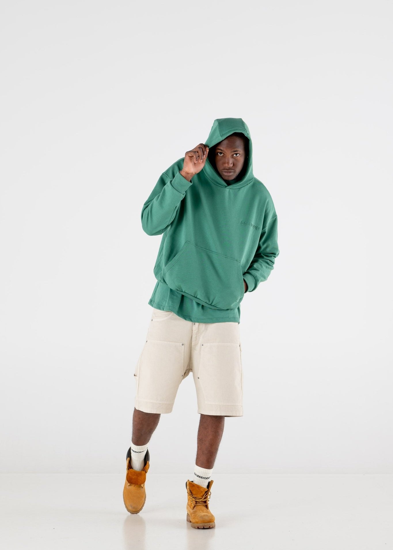 Hoodie “RESORT” Ultrabasic Green - BASEDODICI®