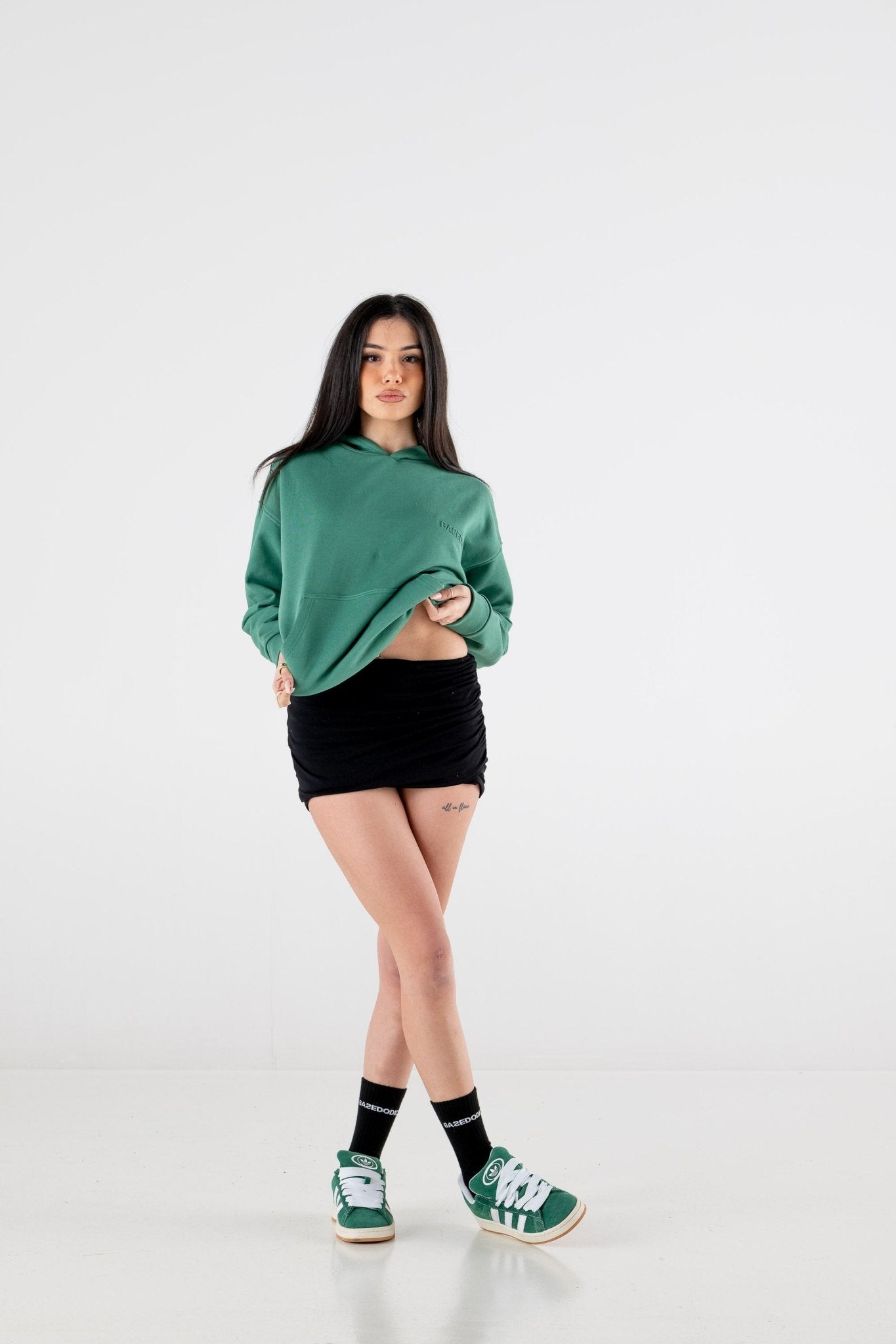 Hoodie “RESORT” Ultrabasic Green - BASEDODICI®