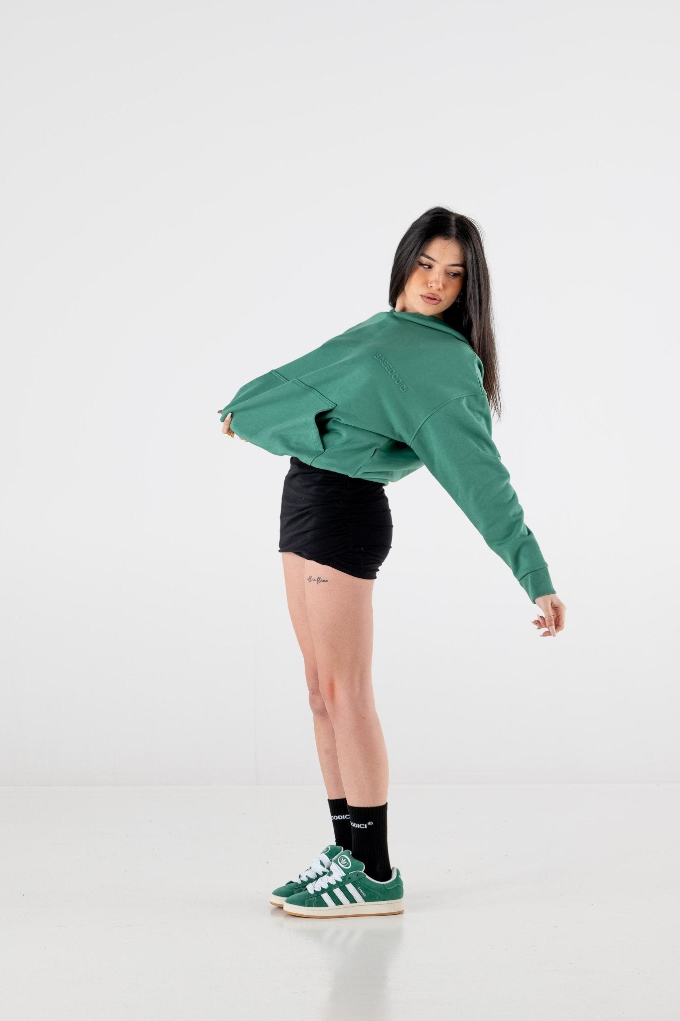 Hoodie “RESORT” Ultrabasic Green - BASEDODICI®