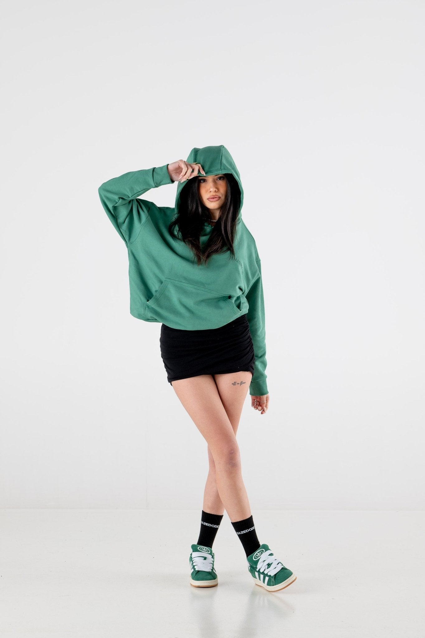 Hoodie “RESORT” Ultrabasic Green - BASEDODICI®