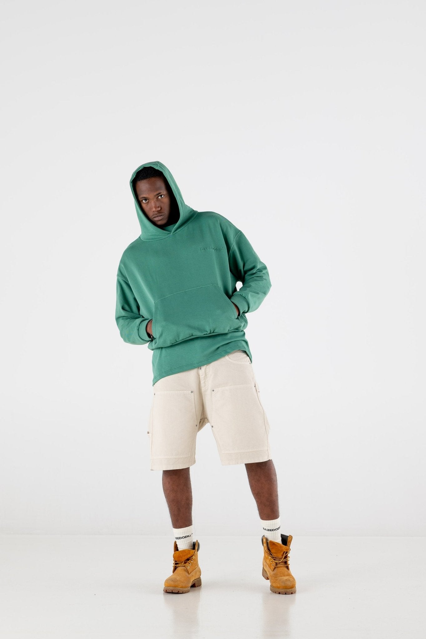 Hoodie “RESORT” Ultrabasic Green - BASEDODICI®