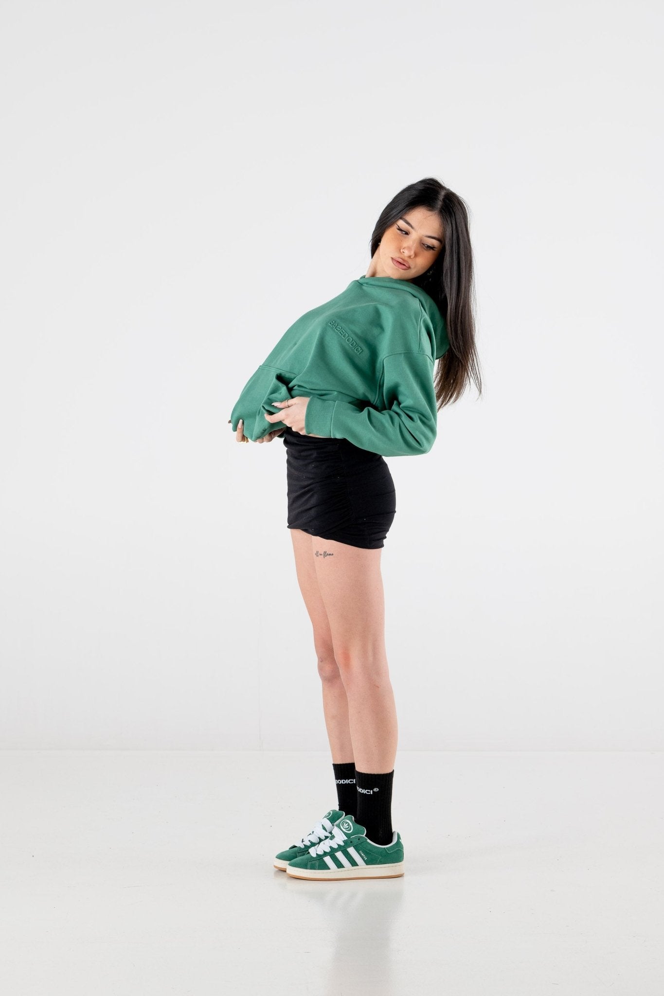 Hoodie “RESORT” Ultrabasic Green - BASEDODICI®