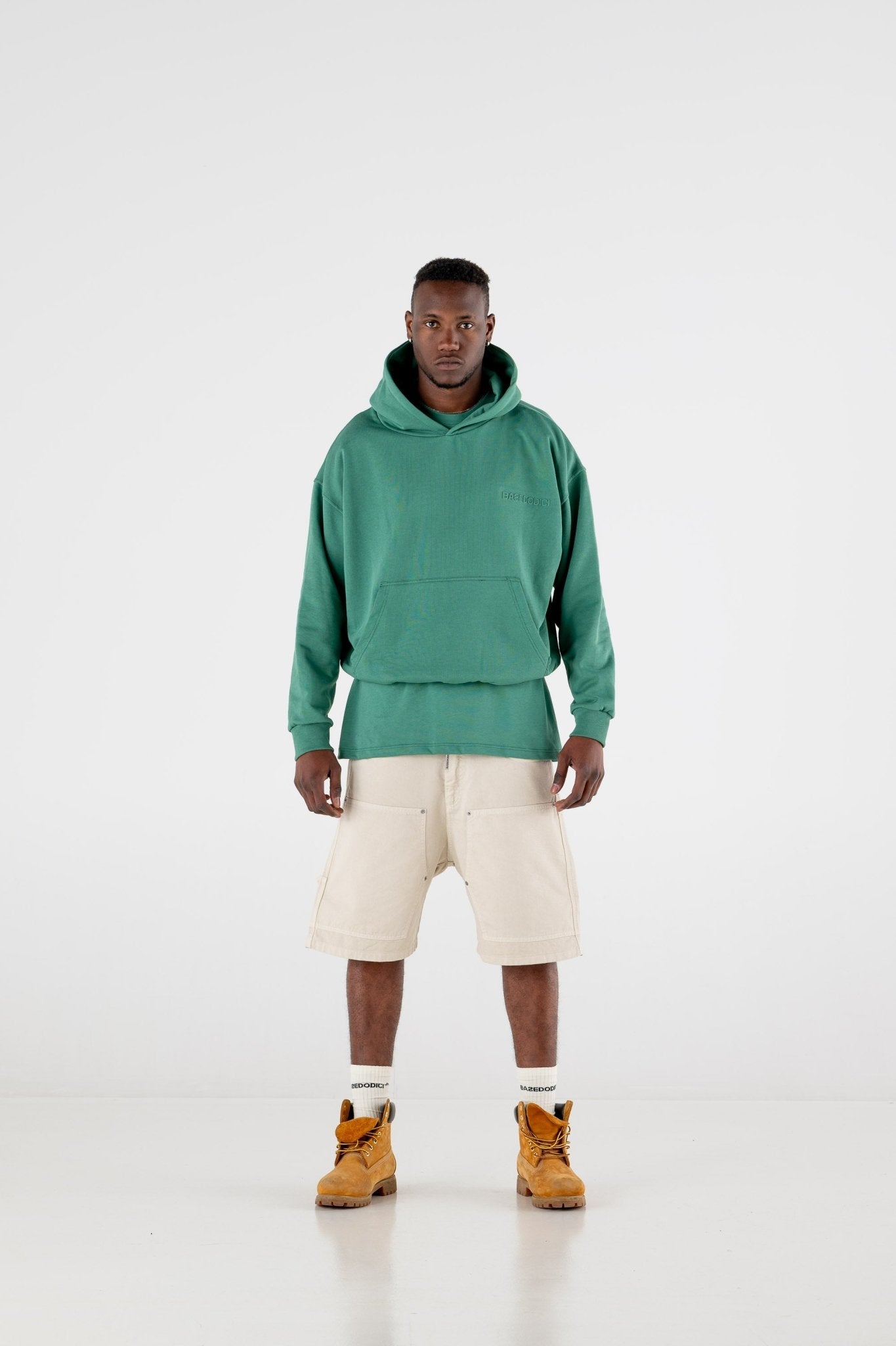 Hoodie “RESORT” Ultrabasic Green - BASEDODICI®