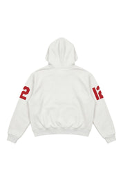 "RUDEBOY LDN" Hoodie 12 White