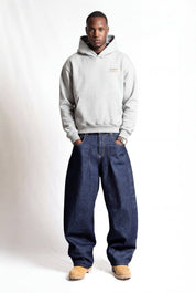 Hoodie "RUDEBOY LDN" BURBY AshGrey - BASEDODICI®
