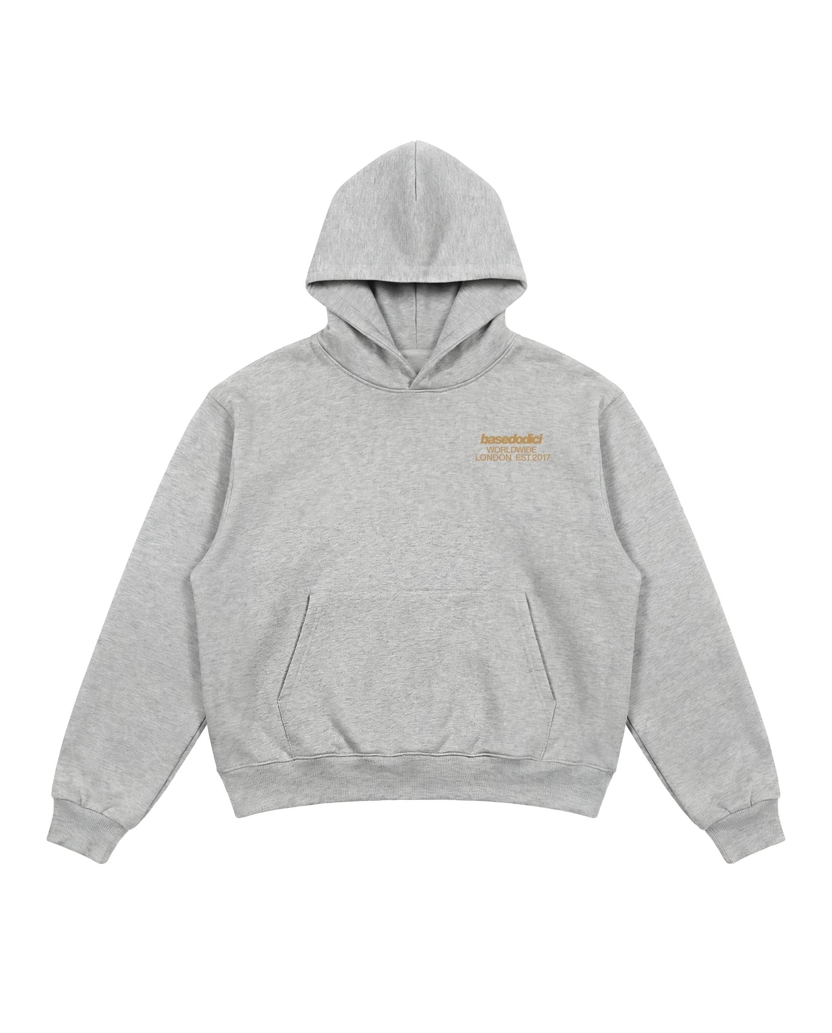 Hoodie "RUDEBOY LDN" BURBY AshGrey - BASEDODICI®