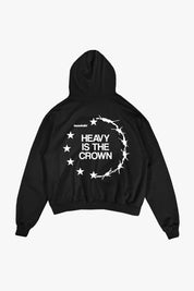 Hoodie "RUDEBOY LDN" Crown Black - BASEDODICI®