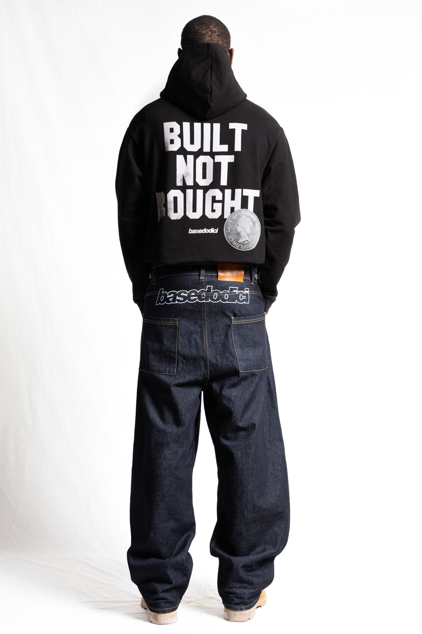 Hoodie "RUDEBOY LDN" NotBought Black - BASEDODICI®