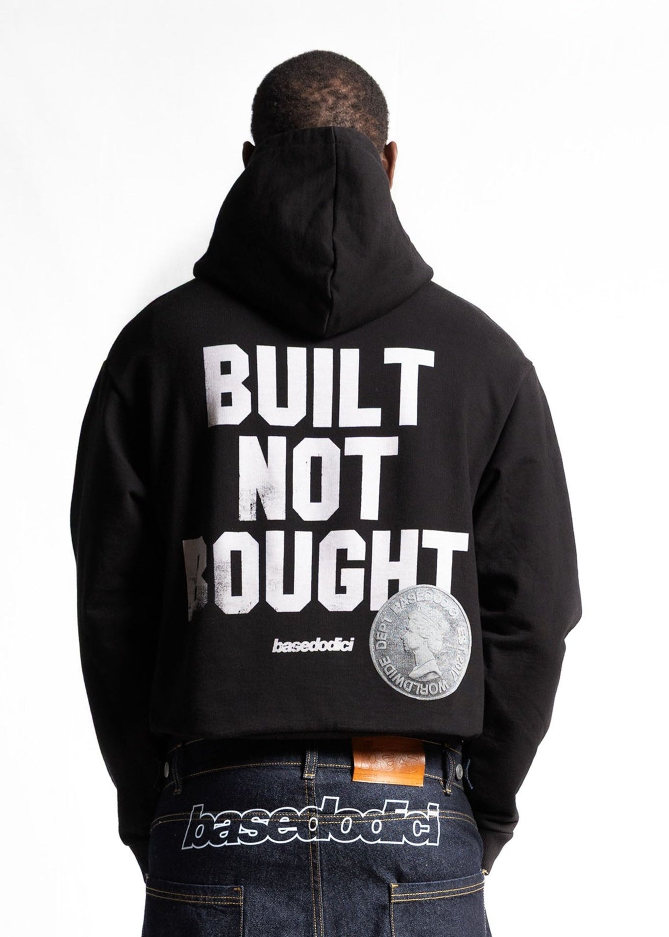 Hoodie "RUDEBOY LDN" NotBought Black - BASEDODICI®