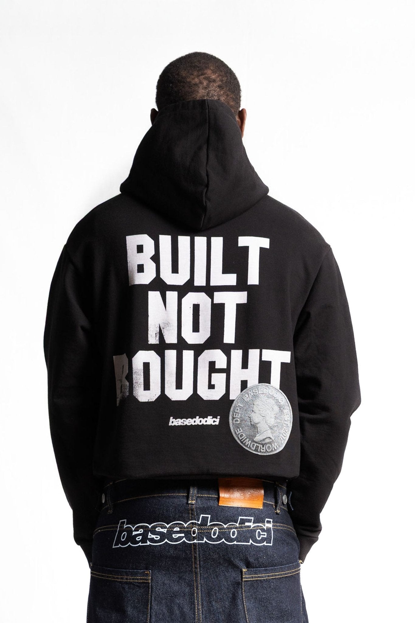 Hoodie "RUDEBOY LDN" NotBought Black - BASEDODICI®