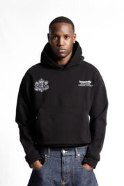 Hoodie "RUDEBOY LDN" NotBought Black - BASEDODICI®