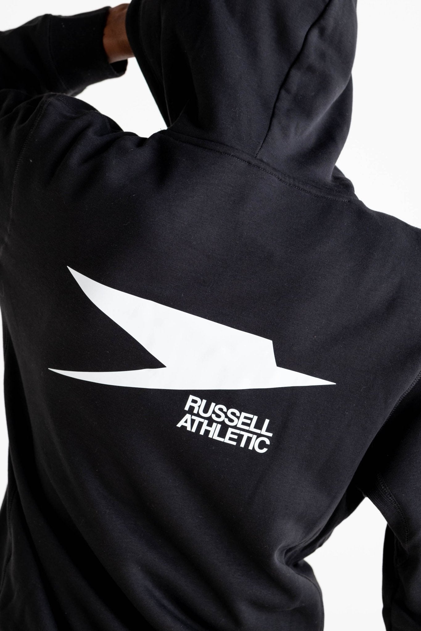 Hoodie “RUSSELLxBASEDODICI" Collab Logo Black - BASEDODICI®