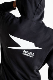 Hoodie “RUSSELLxBASEDODICI" Collab Logo Black - BASEDODICI®