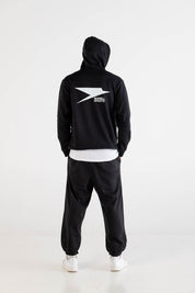 Hoodie “RUSSELLxBASEDODICI" Collab Logo Black - BASEDODICI®