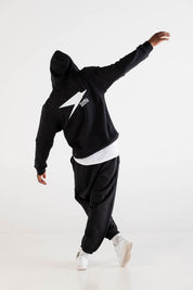 Hoodie “RUSSELLxBASEDODICI" Collab Logo Black - BASEDODICI®