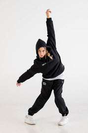 Hoodie “RUSSELLxBASEDODICI" Collab Logo Black - BASEDODICI®