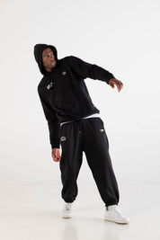 Hoodie “RUSSELLxBASEDODICI" Collab Logo Black - BASEDODICI®