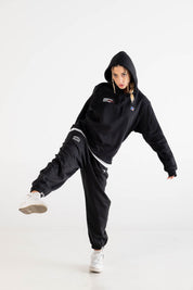 Hoodie “RUSSELLxBASEDODICI" Collab Logo Black - BASEDODICI®