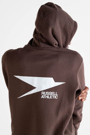 Hoodie “RUSSELLxBASEDODICI" Collab Logo Brown - BASEDODICI®