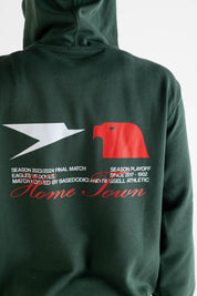 Hoodie "RUSSELLxBASEDODICI" Touchdown Green - BASEDODICI®