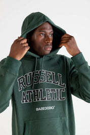 Hoodie "RUSSELLxBASEDODICI" Touchdown Green - BASEDODICI®