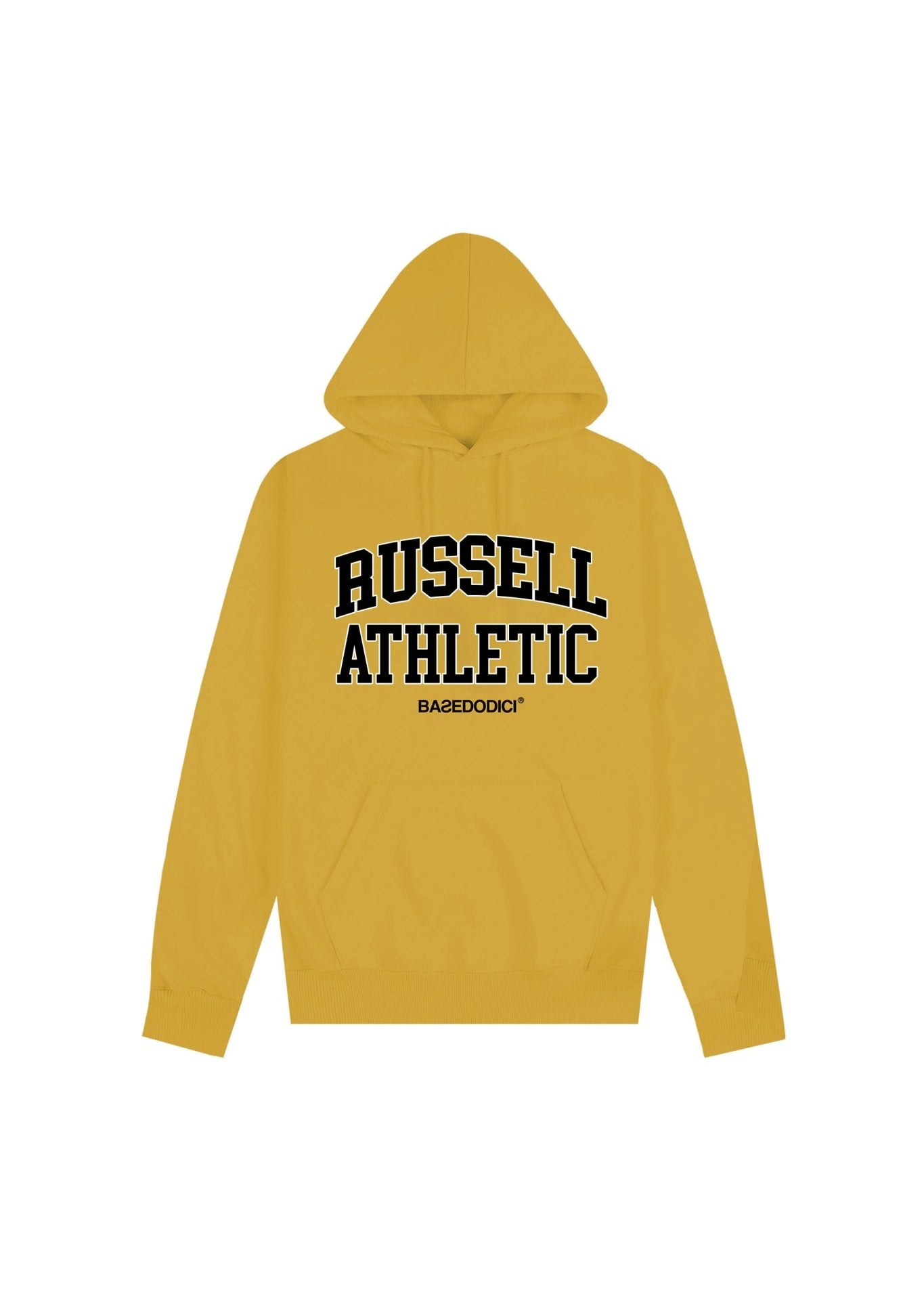 Hoodie "RUSSELLxBASEDODICI" Touchdown Yellow - BASEDODICI®