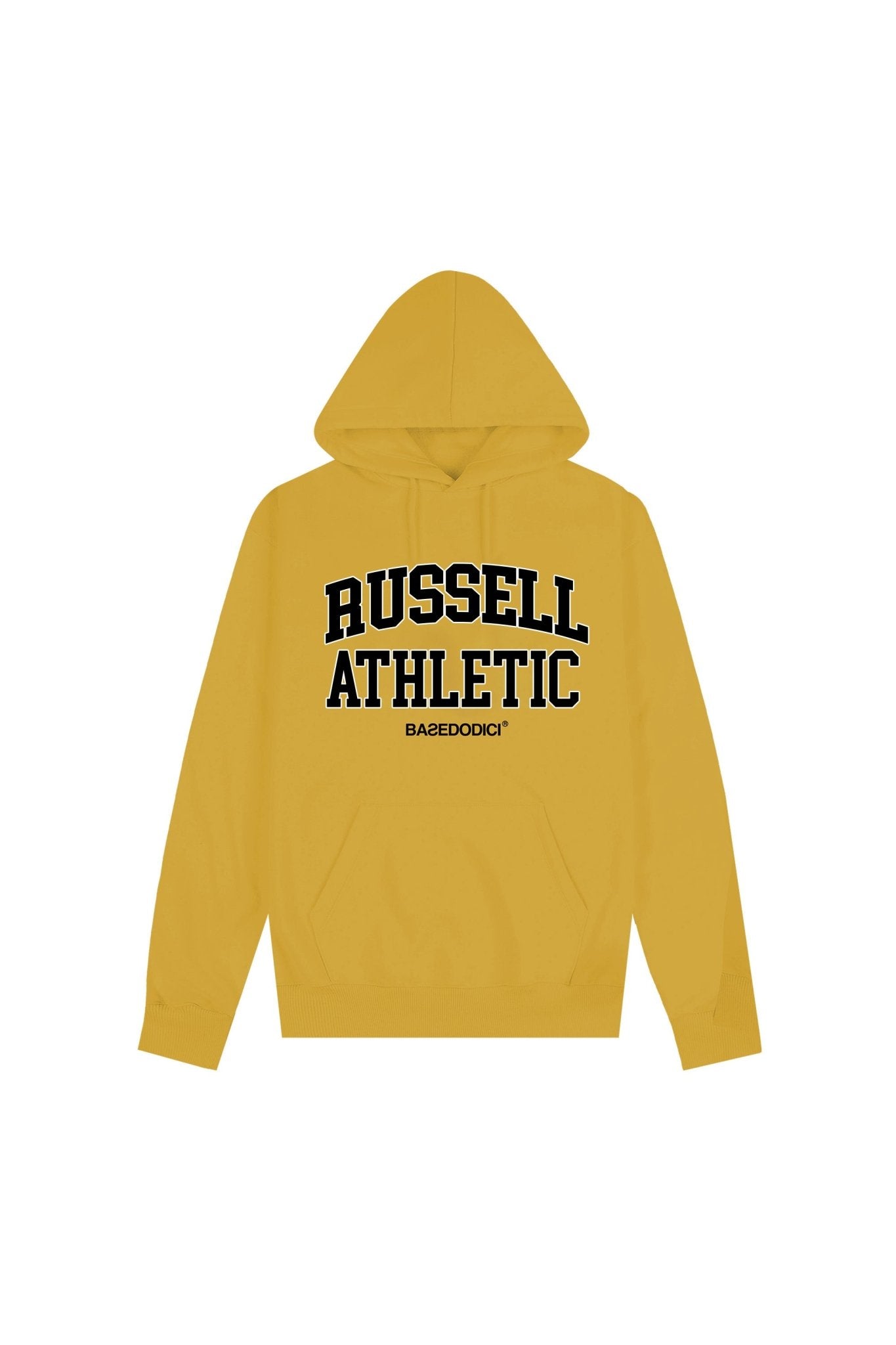 Hoodie "RUSSELLxBASEDODICI" Touchdown Yellow - BASEDODICI®