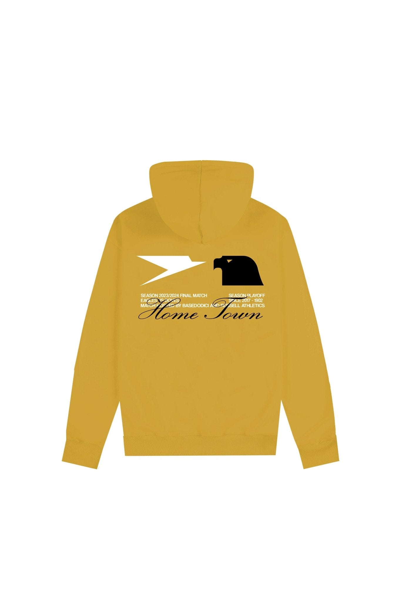Hoodie "RUSSELLxBASEDODICI" Touchdown Yellow - BASEDODICI®