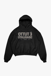 Hoodie "SAMURAIJAYxBASEDODICI" TuttoSbagliato Black/Glitter - BASEDODICI®