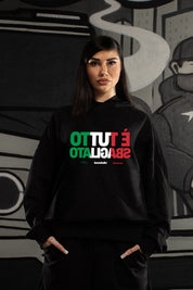 Hoodie "SAMURAIJAYxBASEDODICI" TuttoSbagliato Black/ITA - BASEDODICI®