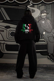 Hoodie "SAMURAIJAYxBASEDODICI" TuttoSbagliato Black/ITA - BASEDODICI®