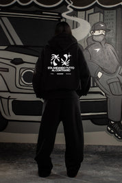 Hoodie "SAMURAIJAYxBASEDODICI" TuttoSbagliato Black/White - BASEDODICI®