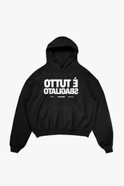 Hoodie "SAMURAIJAYxBASEDODICI" TuttoSbagliato Black/White - BASEDODICI®