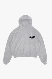 Hoodie "TEAM012" Back Logo AshGrey/Black - BASEDODICI®