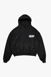 Hoodie "TEAM012" Back Logo Black/White - BASEDODICI®