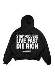 Hoodie “THECRUISE” StayFocused Black - BASEDODICI®