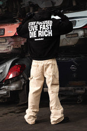 Hoodie “THECRUISE” StayFocused Black - BASEDODICI®