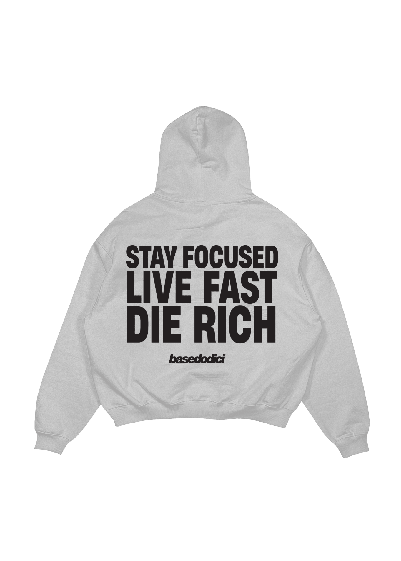 Hoodie “THECRUISE” StayFocused White - BASEDODICI®