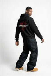 Hoodie "VALENTINE" Cupid Black - BASEDODICI®