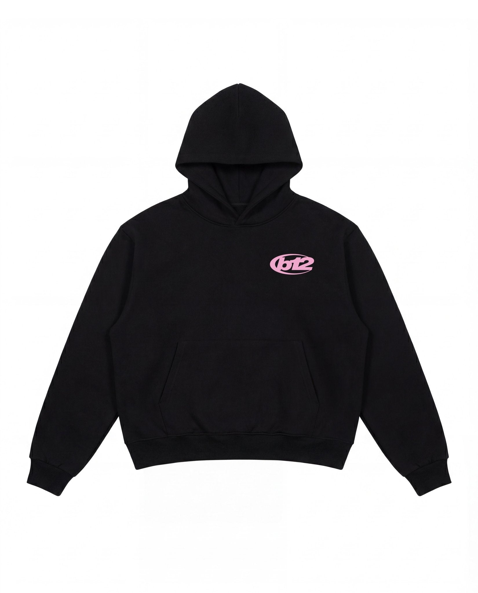 Hoodie "VALENTINE" iLoveYou Black - BASEDODICI®