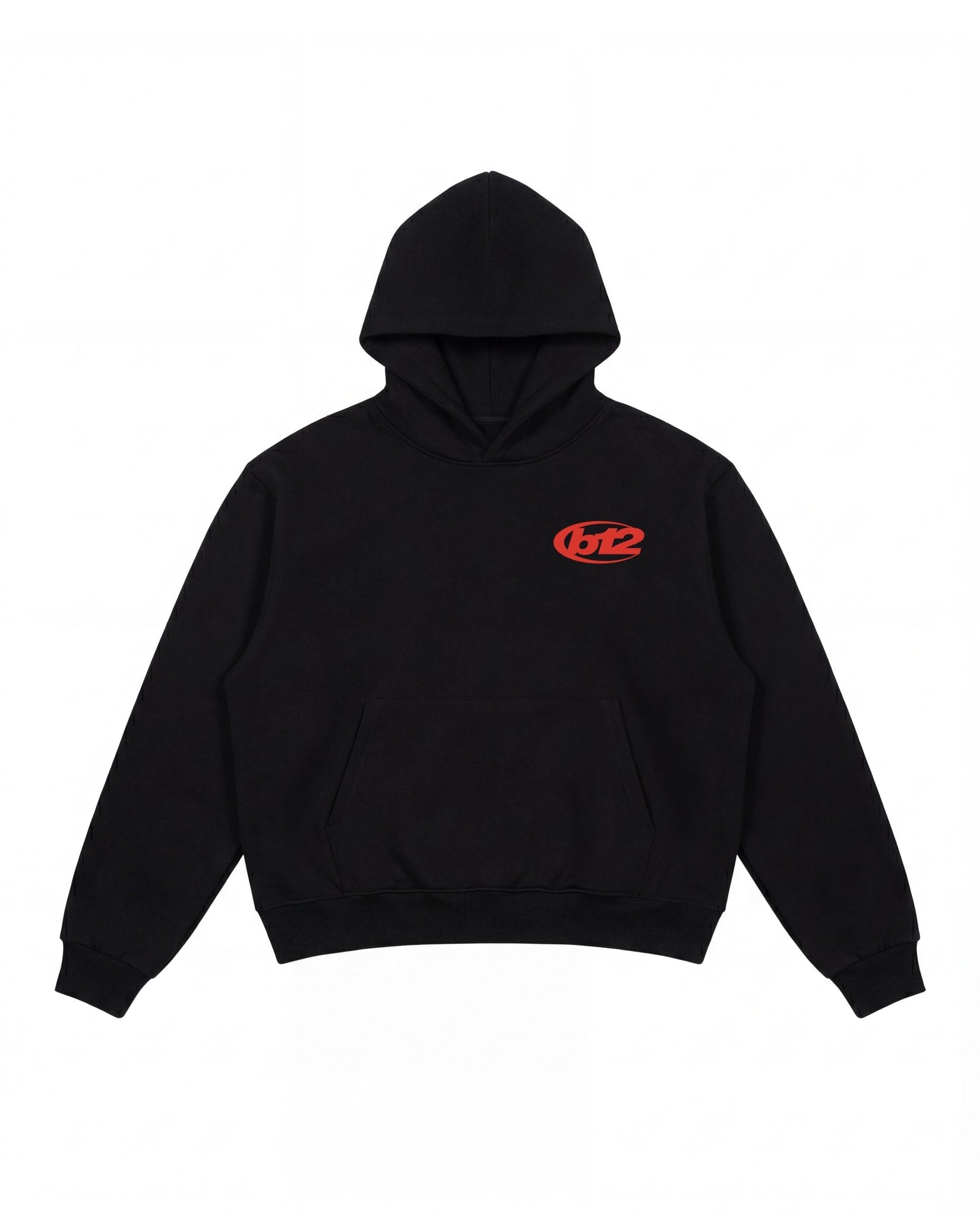 Hoodie "VALENTINE" LoveIsWar Black - BASEDODICI®