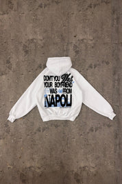 Hoodie “WISHYOUR” Boyfriend White - BASEDODICI®