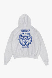 Hoodie "WORLD TOUR" Diplomatic Immunity AshGrey - BASEDODICI®
