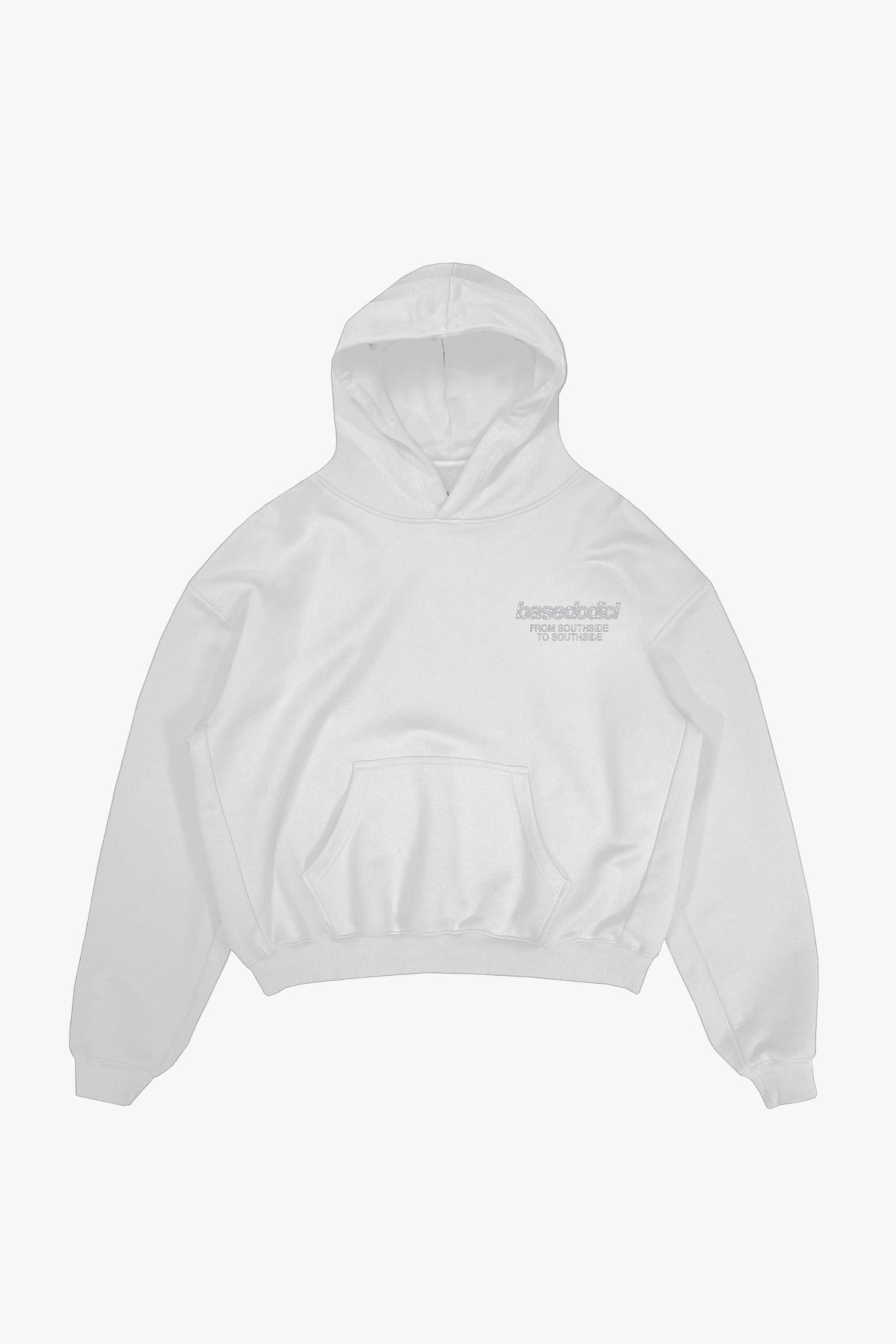 Hoodie "AMMO COUTURE" CHI'T'SAP White/Glitter