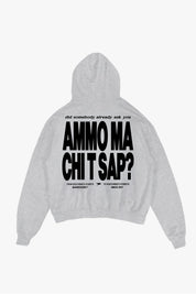Hoodie "AMMO COUTURE" CHI'T'SAP AshGrey