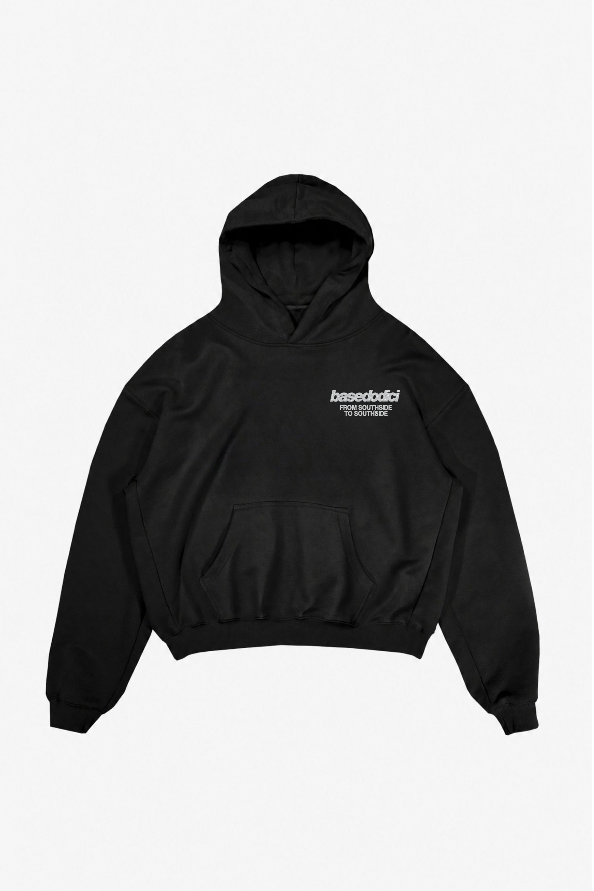 LIMITED EDITION - Hoodie "AMMO COUTURE" CHI'T'SAP Black/Strass