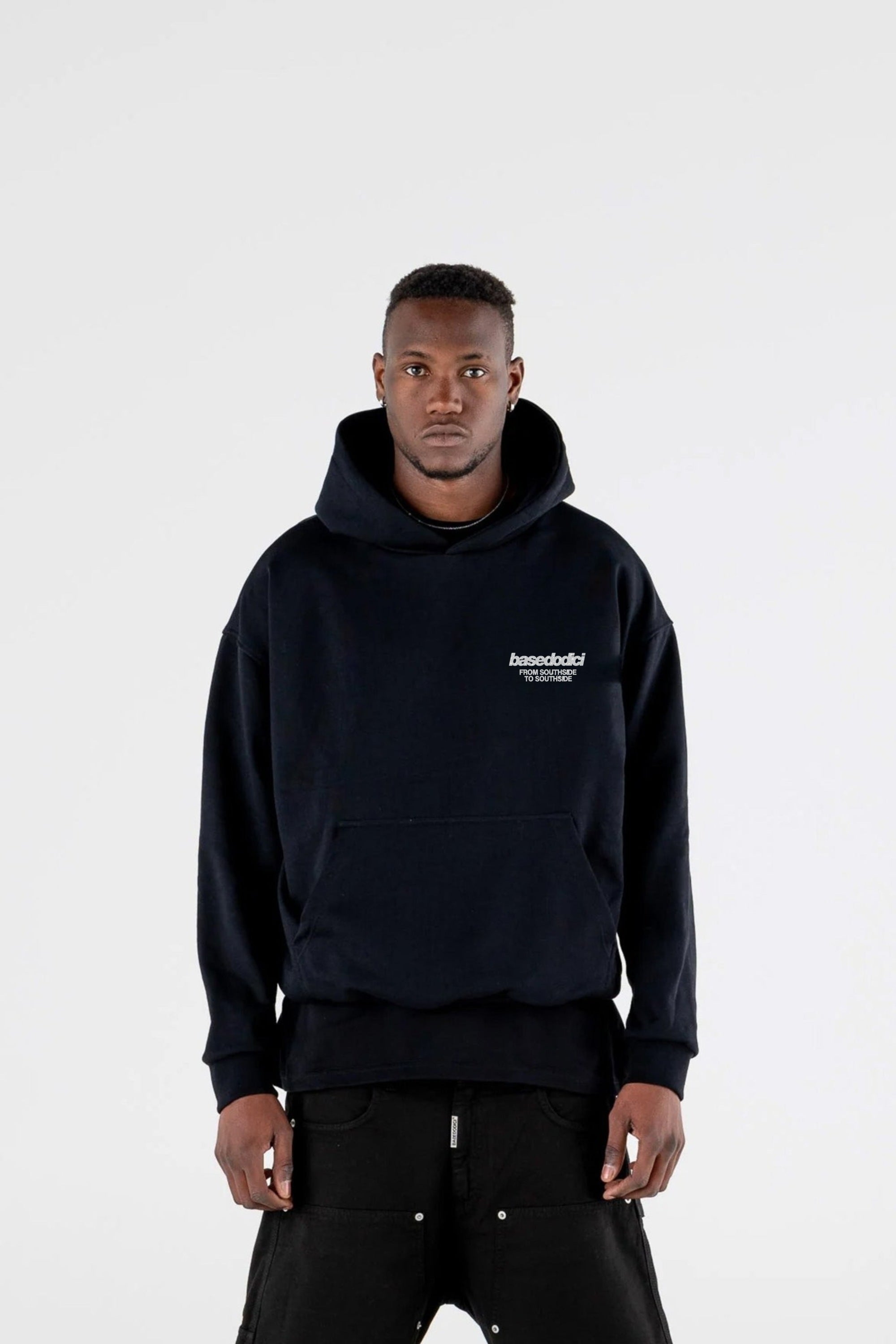 LIMITED EDITION - Hoodie "AMMO COUTURE" CHI'T'SAP Black/Strass