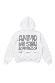 Hoodie "AMMO" MiStaiSoffrendo White/Glitter