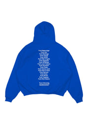 Hoodie “COMFY” FCK Blue
