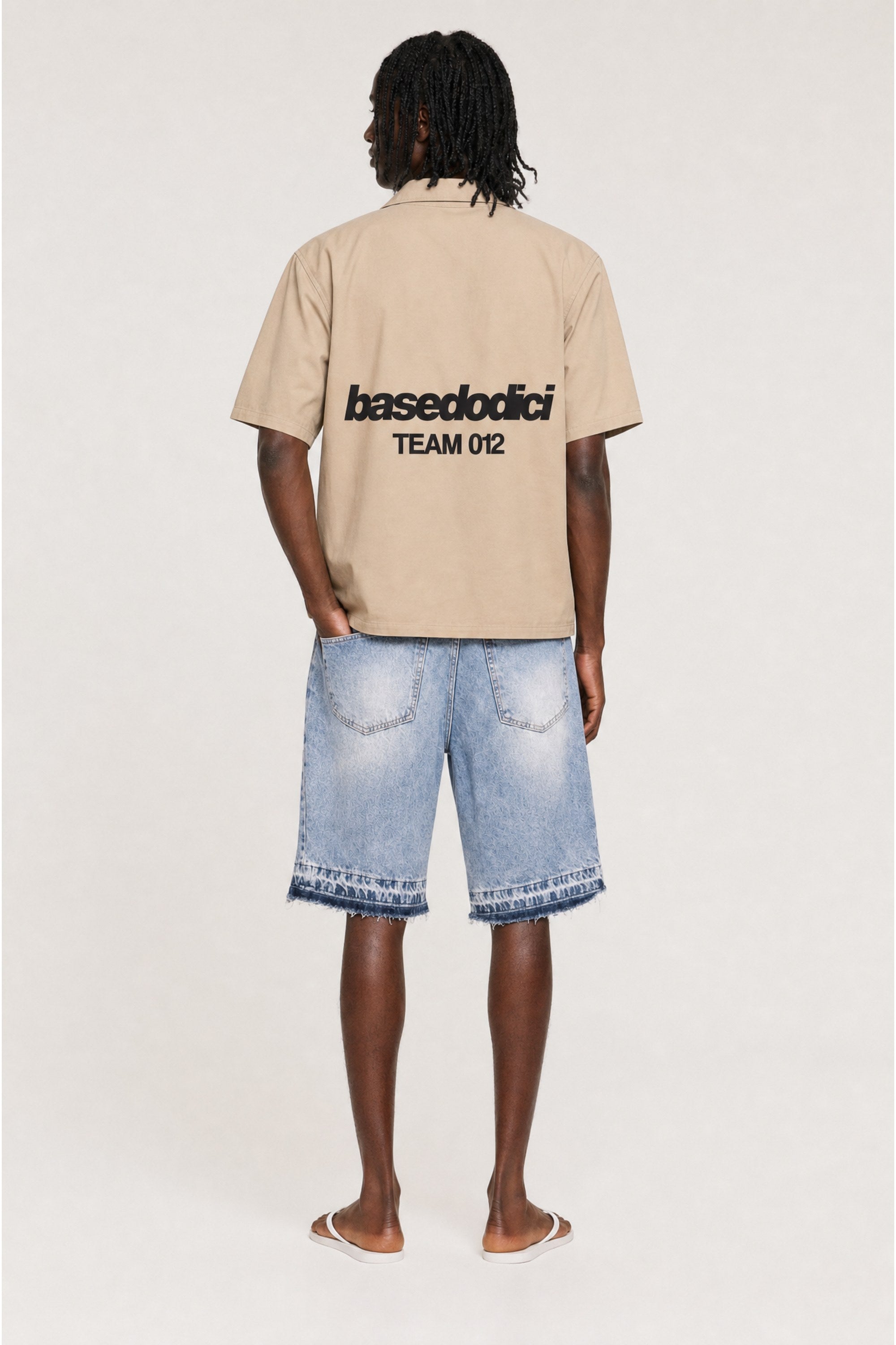 Shirt "TEAM012" BackLogo Beige